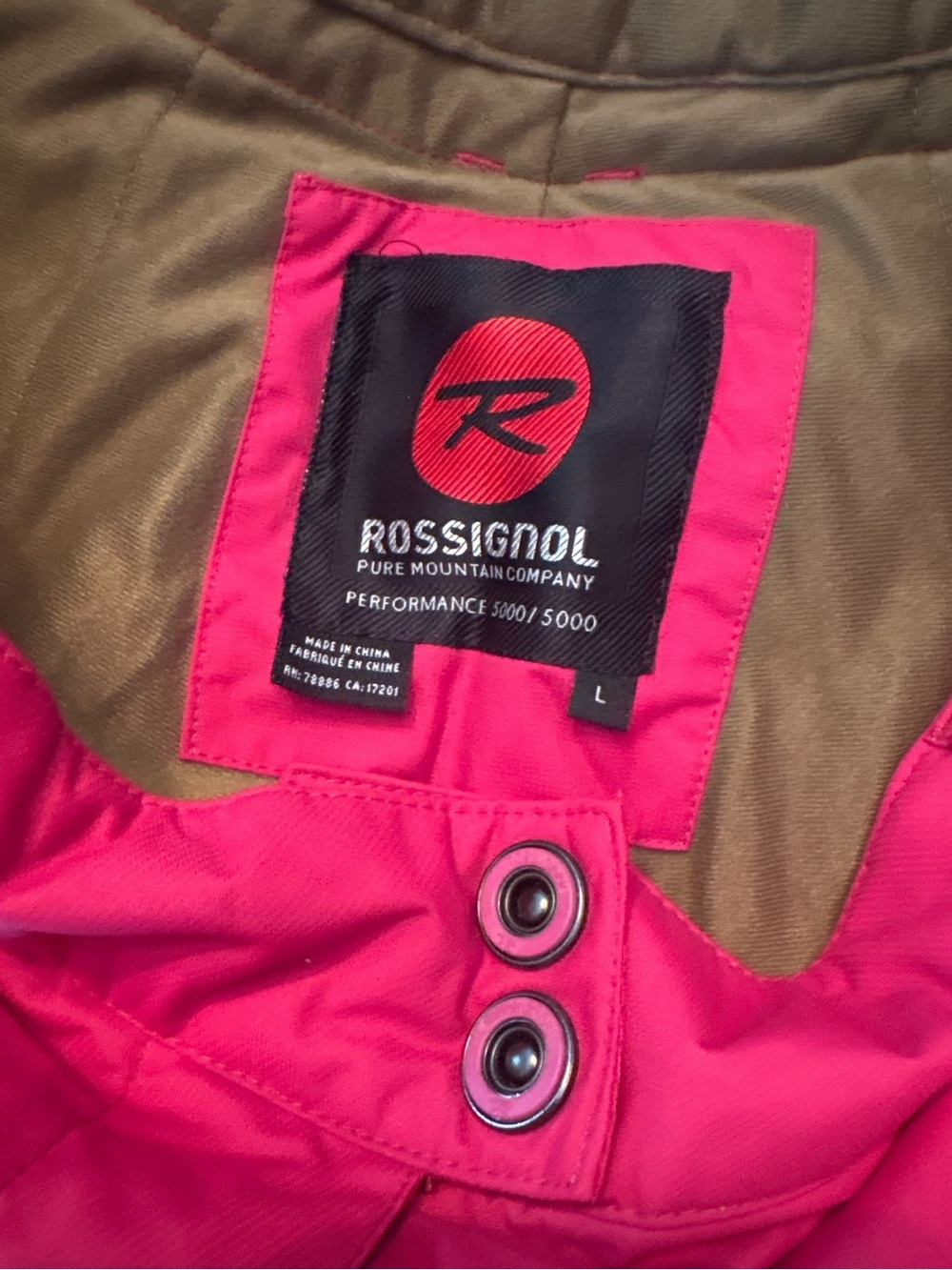 Rossignol Strawpile Berry Pink Ski Pants L
